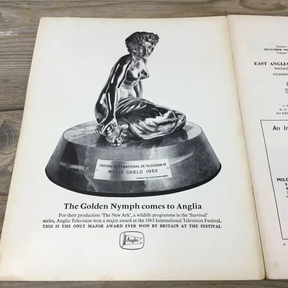 Vintage East Anglian Magazine December 1963 Two Shillings Norfolk Edition